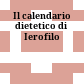 Il calendario dietetico di Ierofilo