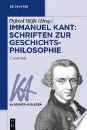 Immanuel Kant: Schriften zur Geschichtsphilosophie /