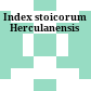 Index stoicorum Herculanensis