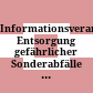 Informationsveranstaltung Entsorgung gefährlicher Sonderabfälle : Wien, Oktober 1983
