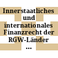Innerstaatliches und internationales Finanzrecht der RGW-Länder und der SFRJ : [Halle, vom 9. - 12. Mai 1983]