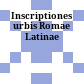 Inscriptiones urbis Romae Latinae