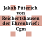 Jakob Püterich von Reichertshausen : der Ehrenbrief : Cgm 9220