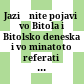 Jazičnite pojavi vo Bitola i Bitolsko deneska i vo minatoto : referati od naučniot sobir održan od 7 do 9 septemvri 1984 g. vo Bitola