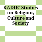 KADOC Studies on Religion, Culture and Society