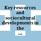Key resources and sociocultural developments in the Iberian chalcolithic