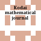 Kodai mathematical journal