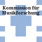 Kommission für Musikforschung