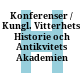 Konferenser / Kungl. Vitterhets Historie och Antikvitets Akademien