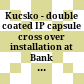 Kucsko - double coated IP capsule : cross over installation at Bank Austria Kunstforum - Tresor, 2011 ; embedded proper ties, generative sound environment by Karlheinz Essl