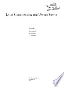 Land subsidence in the United States