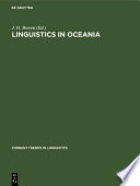 Linguistics in Oceania /