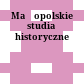 Małopolskie studia historyczne