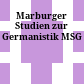 Marburger Studien zur Germanistik : MSG