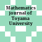 Mathematics journal of Toyama University