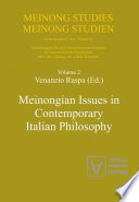 Meinongian Issues in Contemporary Italian Philosophy /