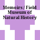 Memoirs / Field Museum of Natural History
