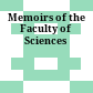 Memoirs of the Faculty of Sciences