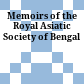 Memoirs of the Royal Asiatic Society of Bengal