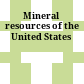 Mineral resources of the United States