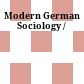 Modern German Sociology /