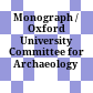 Monograph / Oxford University Committee for Archaeology