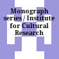 Monograph series / Institute for Cultural Research