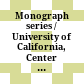 Monograph series / University of California, Center for South and Southeast Asia Studies