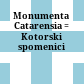 Monumenta Catarensia : = Kotorski spomenici
