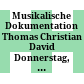 Musikalische Dokumentation Thomas Christian David : Donnerstag, den 8. November 1984, Ausstellung, Hoboken-Saal der Musiksammlung der Österreichischen Nationalbibliothek