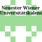 Neuester Wiener Universitätskalender