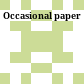 Occasional paper