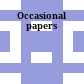 Occasional papers