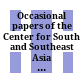 Occasional papers of the Center for South and Southeast Asia Studies / University of California
