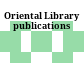 Oriental Library publications
