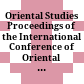 Oriental Studies : Proceedings of the International Conference of Oriental Studies, 55 years of the Committee of Oriental Studies of the Polish Academy of Sciences (1952 - 2007), Warsaw, 8 - 9 December 2008