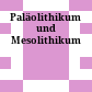 Paläolithikum und Mesolithikum