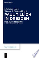 Paul Tillich in Dresden : : Intellektuellen-Diskurse in der Weimarer Republik /
