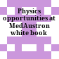 Physics opportunities at MedAustron : white book