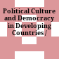 Political Culture and Democracy in Developing Countries /