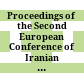 Proceedings of the Second European Conference of Iranian Studies : held in Bamberg, 30th September to 4th October 1991, by the Societas Iranologica Europaea