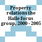 Property relations : the Halle focus group, 2000 - 2005