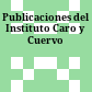 Publicaciones del Instituto Caro y Cuervo