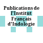 Publications de l'Institut Français d'Indologie