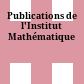 Publications de l'Institut Mathématique