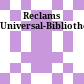 Reclams Universal-Bibliothek