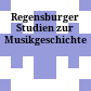 Regensburger Studien zur Musikgeschichte