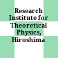 Research Institute for Theoretical Physics, Hiroshima University