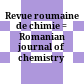 Revue roumaine de chimie : = Romanian journal of chemistry
