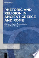 Rhetoric and Religion in Ancient Greece and Rome /